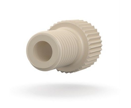 Short 18 LT Male Nut PEEK - Nat10pk IDEX HS LT-215X