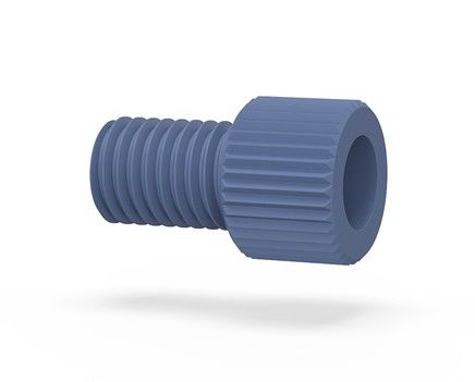 Short 18 LT Male Nut PEEK Blu IDEX HS LT-215B