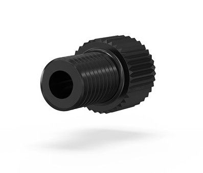 Short 18 LT Male Nut PEEK - Blk IDEX HS LT-215BLK