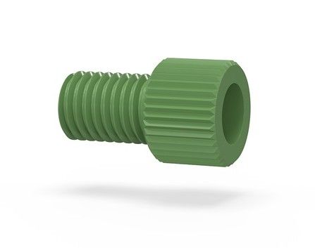 Short 18 LT Male Nut PEEK - Green IDEX HS LT-215G
