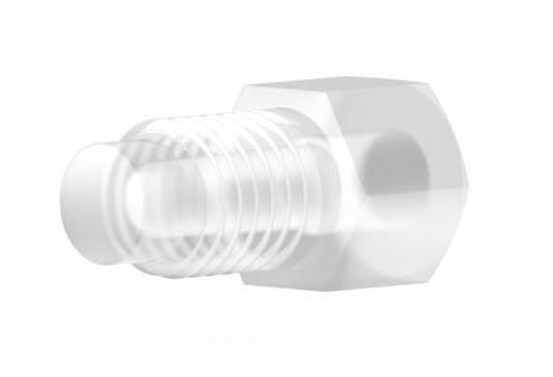 Plug Tefzel 14-28 Hex Head IDEX HS P-123