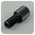 Flangeless Male Nut 116in Black IDEX HS P-201