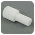 Flangeless Male Nut 116in White IDEX HS P-203