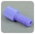 Flangeless Nut 116 Tefzel Blue IDEX HS P-215B