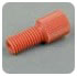 Flangeless Nut 116 Tefzel Red IDEX HS P-215R