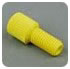 Flangeless Nut 116 Tefzel Yellow IDEX HS P-215Y