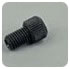Short Tefzel Nut IDEX HS P-218BLK