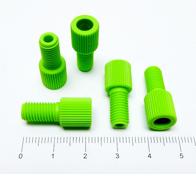 Flangeless Male Nut 116in PP Grn IDEX HS P-220G