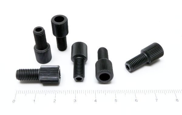 Flangeless Nut PEEK 116in BlackbrIDEX HS P-230BLK
