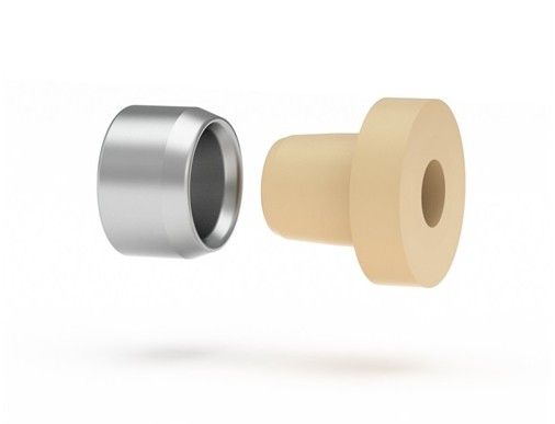 SF Ferrule wSS Ring 116in PEEK10pk M6 14-28 IDEX HS P-250X