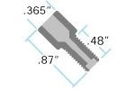 SuperFlangeless Fitting Nut 116in PEEK IDEX HS P-255