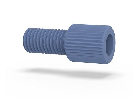SuperFlangeless Nut 116in PEEK Blue IDEX HS P-255B