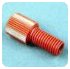 SuperFlangeless Nut 116in PEEK Red IDEX HS P-255R