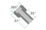 Flangeless Short Nut IDEX HS P-308