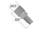 Flange Type Fitting Plug - Bulk 100pk IDEX HS P-309XL