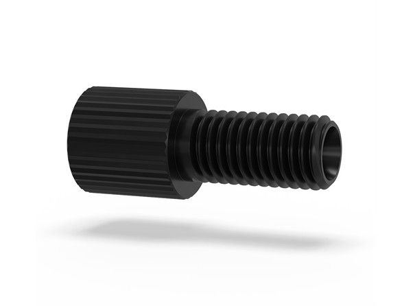 Flangeless Nut Tefzel 18in Black IDEX HS P-315BLK