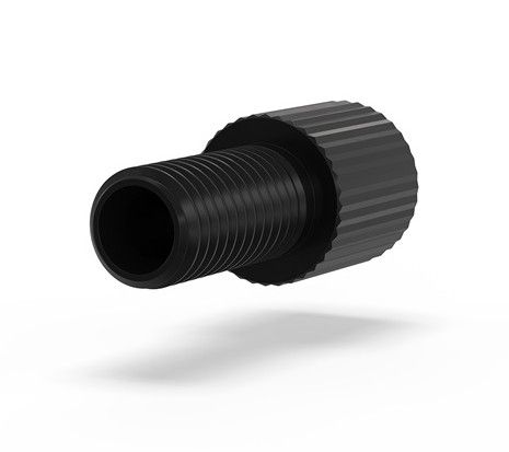 Flangeless Nut Tefzel 18in Black IDEX HS P-315BLK