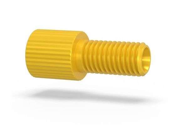 Flangeless Nut Tefzel 18in Yellow IDEX HS P-315Y