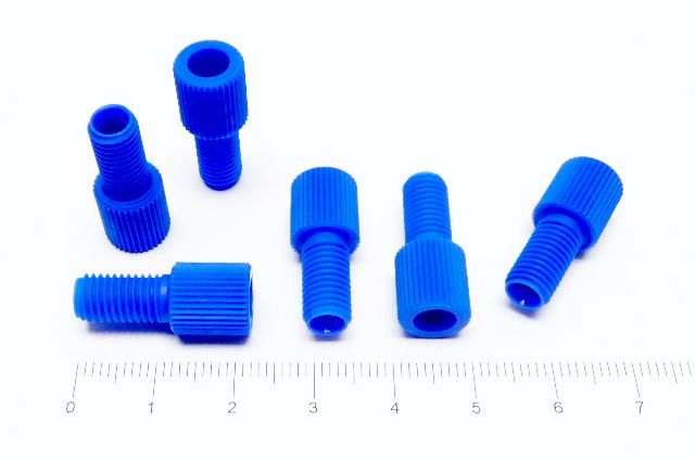 Flangeless Nut Polyprop 18in - Blue IDEX HS P-320B
