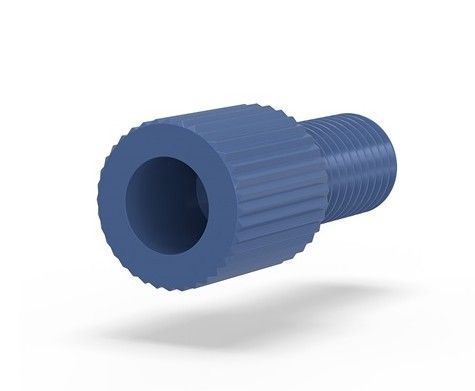 Flangeless Nut Polyprop 18in - Blue IDEX HS P-320B