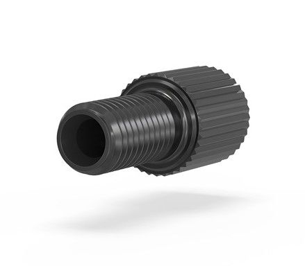 Flangeless Nut Polyprop 18in - Black IDEX HS P-320BLK