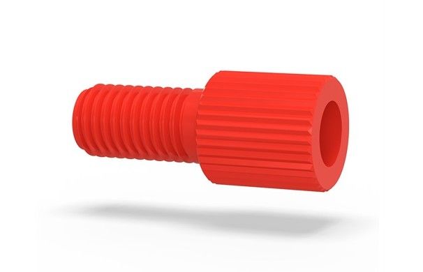 Flangeless Nut Polyprop 18in - Red IDEX HS P-320R