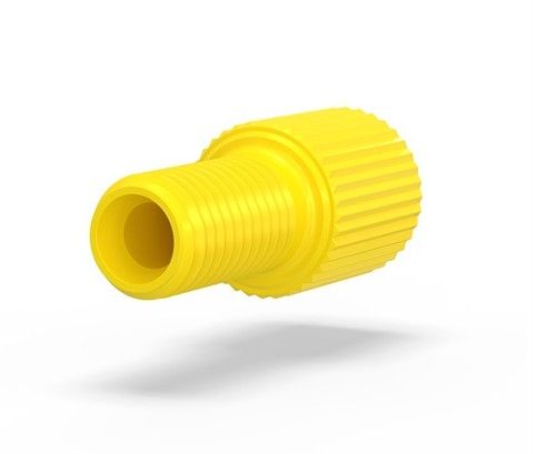 Flangeless Nut Polyprop 18in - Yellow IDEX HS P-320Y