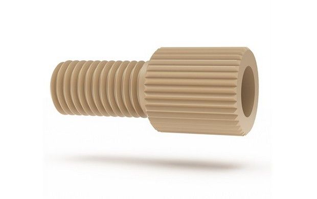 Nut Flangeless 18 PEEK natural 10pkbrIDEX HS P-330X
