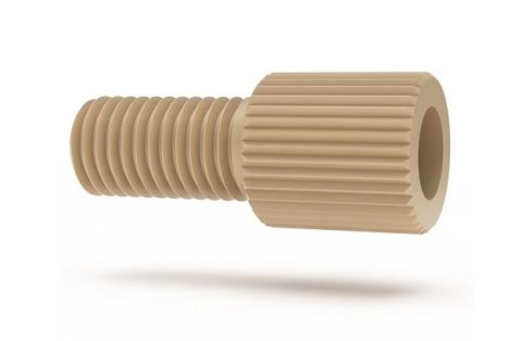 Nut Flangeless 18 PEEK natural 10pk IDEX HS P-330X