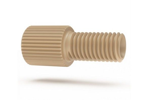 Nut Flangeless 18 PEEK natural 10pkbrIDEX HS P-330X