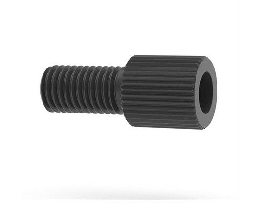 Nut Flangeless 18in PEEK Black IDEX HS P-330BLK
