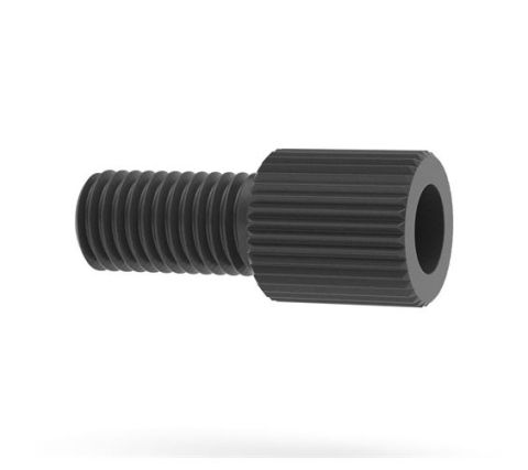 Nut Flangeless 18in PEEK Black IDEX HS P-330BLK
