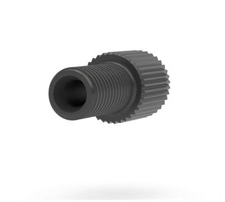 Nut Flangeless 18in PEEK Black IDEX HS P-330BLK