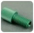 Nut Flangeless 18in PEEK Green IDEX HS P-330G