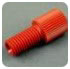 Nut Flangeless 18in PEEK Red IDEX HS P-330R