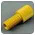 Nut Flangeless 18in PEEK Yellow IDEX HS P-330Y