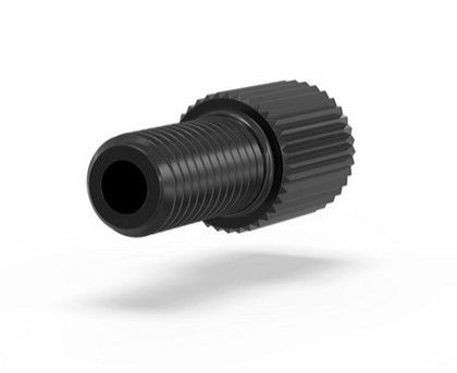 Sprflangels Nut 18 PEEK Blk IDEX HS P-331BLK
