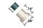 SF Ferrule with SST Ring 18 PEEK IDEX HS P-350