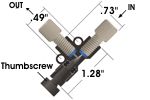 Micro Metering Valve Assembly IDEX HS P-445