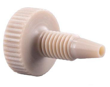 Fitting one-piece fingertight short head