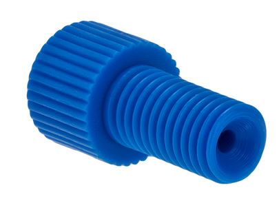 Nut Delrin flangeless blue