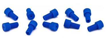 Nut Delrin flangeless blue