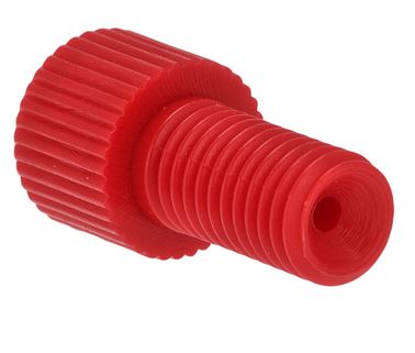 Nut Delrin flangeless red