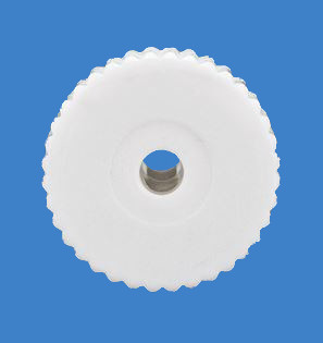 Nut Delrin flangeless white