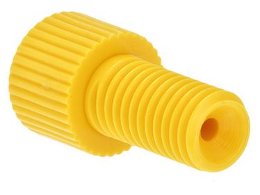 Nut Delrin flangeless yellow