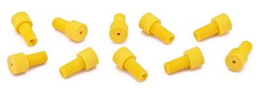 Nut Delrin flangeless yellow