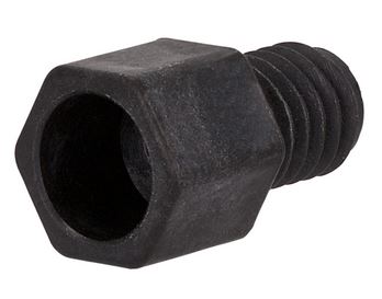 Nut PEEK Black LineCarbon PEEK Endure M6 for 2 mm capillary