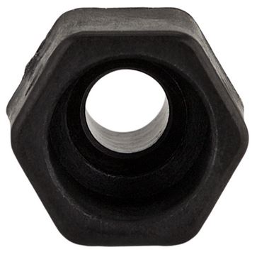 Nut PEEK Black LineCarbon PEEK Endure M6 3 mm capillary