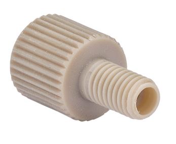 Nut fingertight for single ferrule