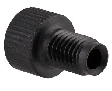 Nut PEEK flangefree black 18 14-28